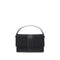 Jacquemus Bambino Shoulder Bag in Black Padded Nylon for Women