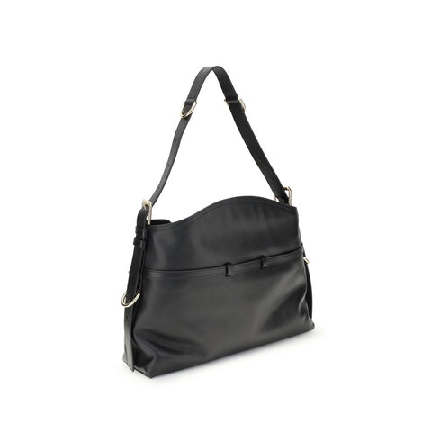 Givenchy Voyou Medium Shoulder Bag in Black Calf Leather for Women