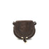 Chloé Marcie Small Shoulder Bag in Dark Brown Suede Calf Leather for Women