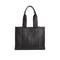 Chloé Woody Medium Tote Bag – Black Grained Leather Logo Detail – Women’s