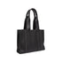 Chloé Woody Medium Tote Bag – Black Grained Leather Logo Detail – Women’s