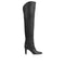 Chloé Eve Over-The-Knee Black Leather Boots with Criss-Cross Lace Detail – Women’s