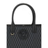 Versace La Medusa Black Tote Bag – V Pattern, Leather Trim – Women’s