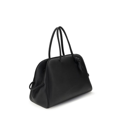 Jacquemus Le Grand Tourisme Black Grained Leather Travel Bag – Calfskin Carry-On – Women’s