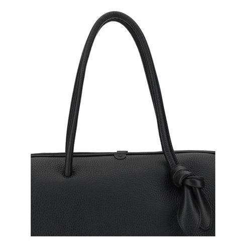 Jacquemus Le Grand Tourisme Black Grained Leather Travel Bag – Calfskin Carry-On – Women’s