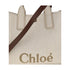 Chloé Carry Medium Canvas Tote Bag – Beige with Brown Trim – Women’s