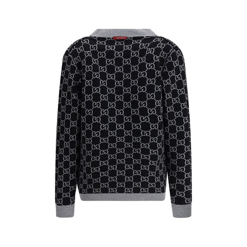 Gucci L/S V/NK CRDGN FINE WO GG TUB
