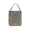 Chloé Spin Large Tote Bag Gray Glossy Calf Leather Women's Designer Handbag
