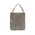 Chloé Spin Large Tote Bag Gray Glossy Calf Leather Women's Designer Handbag