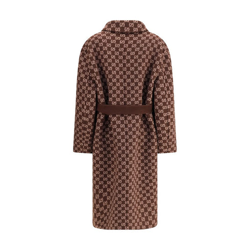 Gucci Silk and wool reversible Coat