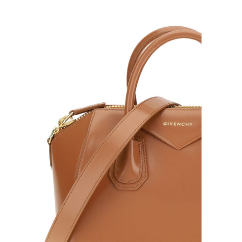 Givenchy Antigona Small Handbag Camel Brown Calfskin Leather Women's Bag