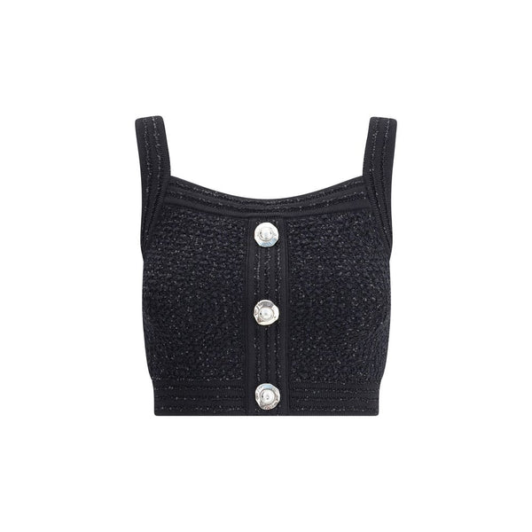 Balmain Tweed crop Top
