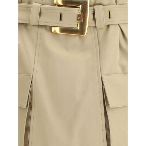 Balmain Cargo Miniskirt