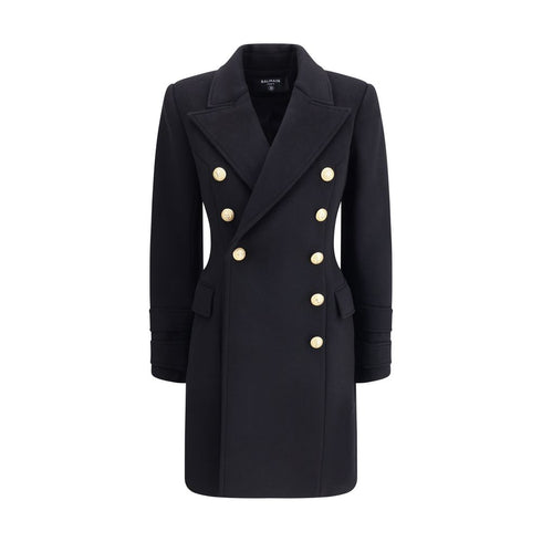 Balmain wool and cashmere double-breasted Coat