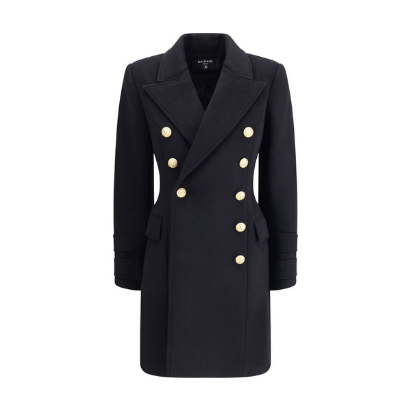 Balmain wool and cashmere double-breasted Coat