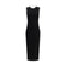 Balmain Sleeveless torsade knit long Dress
