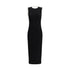 Balmain Sleeveless torsade knit long Dress