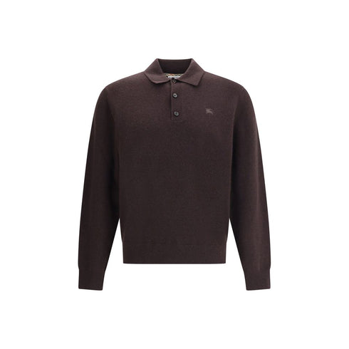 Burberry Cashmere long-sleeved polo Sweater