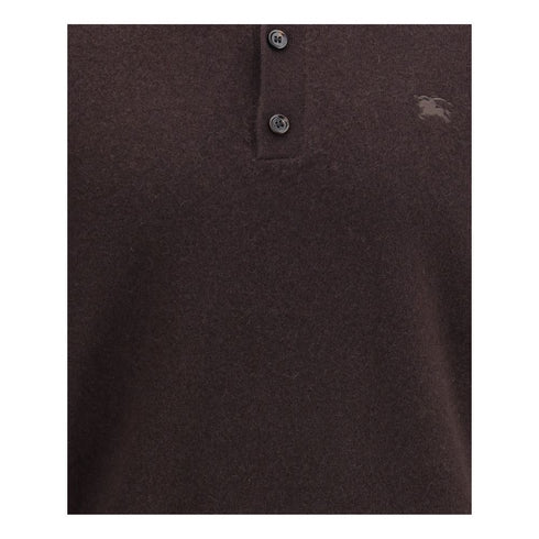 Burberry Cashmere long-sleeved polo Sweater