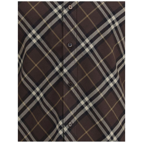 Burberry Check cotton flannel Shirt