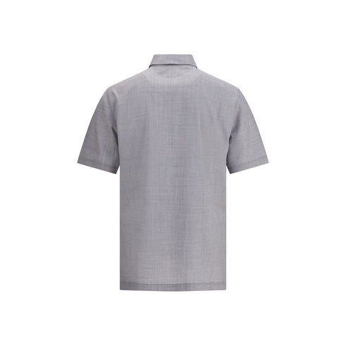 Brunello Cucinelli Virgin wool poplin polo Shirt