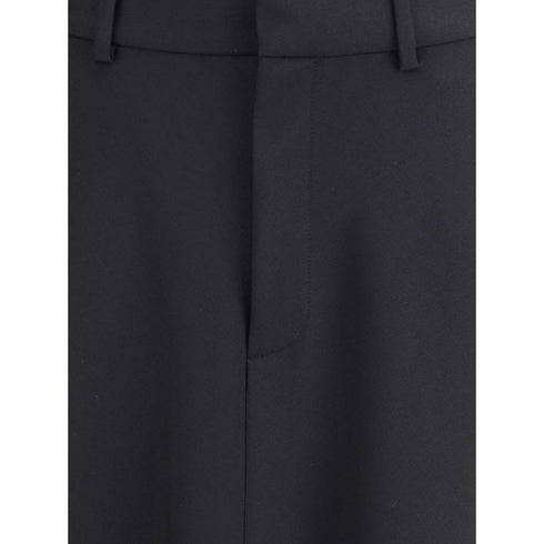 Balenciaga Godet Maxi Skirt in virgin wool