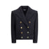 Balmain Wool Double-breasted Coat