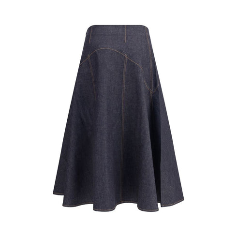 Jacquemus Denim midi Skirt