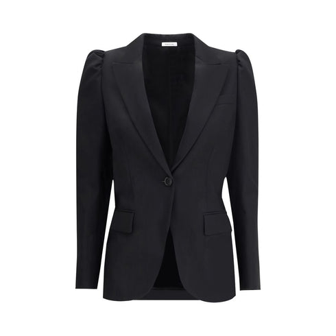 Alexander McQueen Black single-breasted jacket