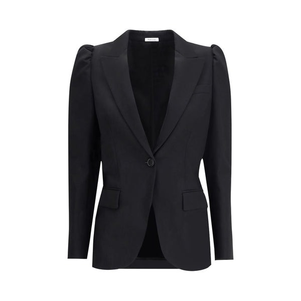 Alexander McQueen Black single-breasted jacket