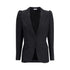 Alexander McQueen Black single-breasted jacket
