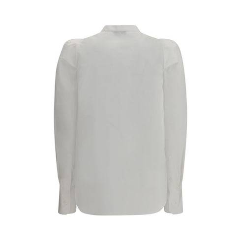 Alexander McQueen White Shirt with mandarin collar