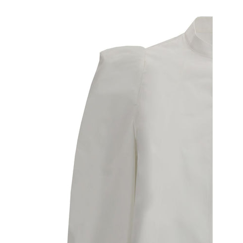 Alexander McQueen White Shirt with mandarin collar