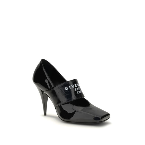 Givenchy Sliced Square Logo Pumps
