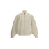 Jacquemus The Le Blouson Pilu Jacket in white alpaca Wool