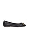 Chloé Black Leather Ballet Flats