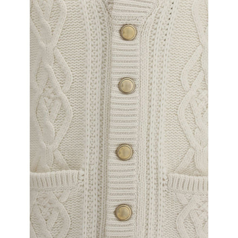 Brunello Cucinelli Cable-Knit Cashmere Cardigan
