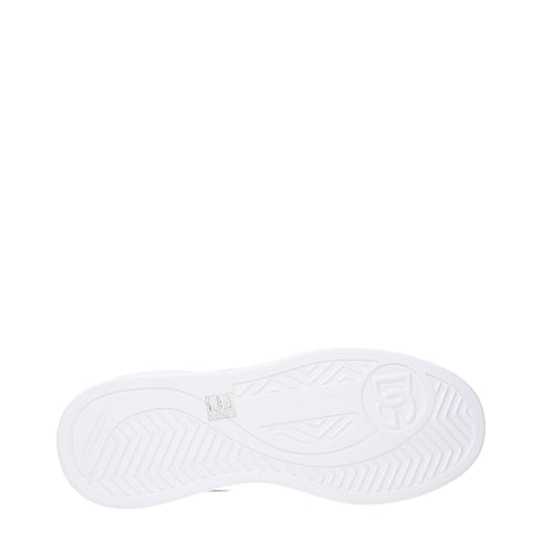 Dolce & Gabbana White Leather Low Tops