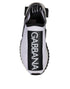 Dolce & Gabbana Black White Slip On Sorrento Sneakers Shoes