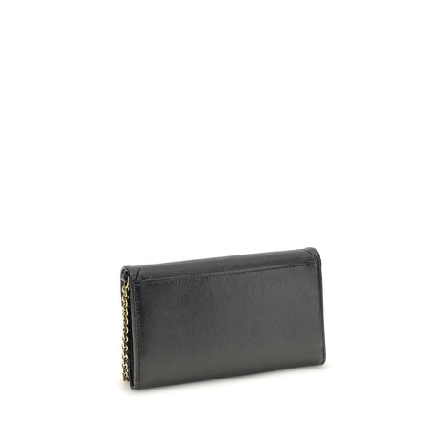 Chloé Spin Wallet with Flap and Chain