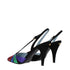 Valentino Garavani Black Leather High Heel Pumps