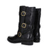 Celine Black Leather Flat Boots