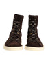 Dolce & Gabbana Brown Suede Lace Up Ankle Short Boots Shoes