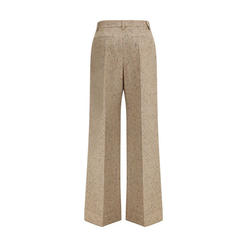Valentino Palazzo Trousers in Bottonato Natté