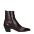 Celine Red Leather Ankle Boots