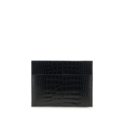 Tom Ford Crocodile print leather Pouch