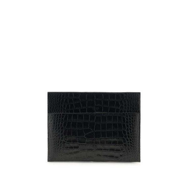 Tom Ford Crocodile print leather Pouch