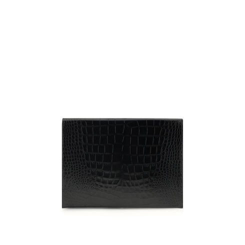 Tom Ford Crocodile print leather Pouch