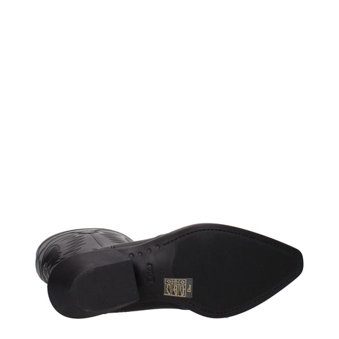 Christian Dior Black Leather Ankle Boots