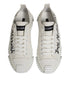 Dolce & Gabbana White Cotton NS1 Low Top Sneaker Shoes